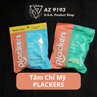 [Hàng Mỹ] Tăm Chỉ Nha Khoa PLACKER -Vị Bạc Hà, Cấu Tạo Chắc Chắn, Chỉ Nha Khoa Bền, Dễ Dàng Sử Dụng