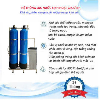 Máy Lọc Nước KHỬ ĐÁ VÔI Gia Đình van tay | Khử đá vôi, Canxi, magie, bảo vệ thiết bị vệ sinh
