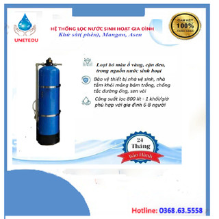 Máy Lọc Nước Giếng Khoan Khử Phèn,Sắt, Mangan, Asen BK 1054 | Khử Sắt, Phèn Làm Trong Sạch màu Mùi
