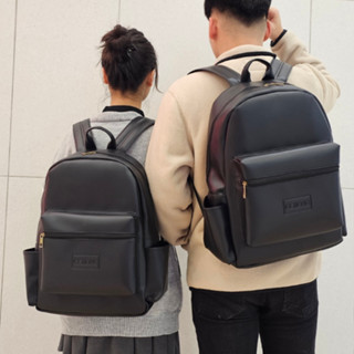 Balo da trơn nam nữ đi học cặp sách thời trang đơn giản nhiều ngăn có ngăn bí mật chống sốc BL29