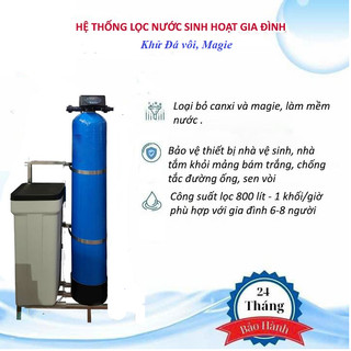 Máy lọc nước XỬ LÝ ĐÁ VÔI sinh hoạt gia đình Điều Khiển Tự Động | Xử Lý Đá vôi, làm mềm nước