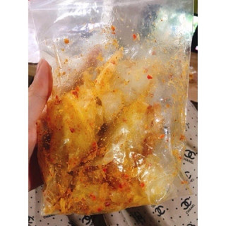 Bánh Tráng  Phơi Sương Trộn Sate Hành Phi Siêu Dẻo Cay Thơm (không kèm tắc )  - Nga Nga Food