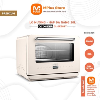Lò chiên hơi nước lò nướng hấp Xiaomi Qcooker CR-ZK201Y dung tích 20L menu 20 chức năng,tiệt trùng/hấp/nướng đồ ăn