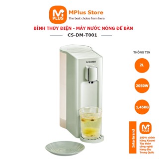 Bình thủy điện máy đun nước nóng Xiaomi Qcooker 2L 4 mức nhiệt, làm nóng tức thì trong 1s công suất 2050W