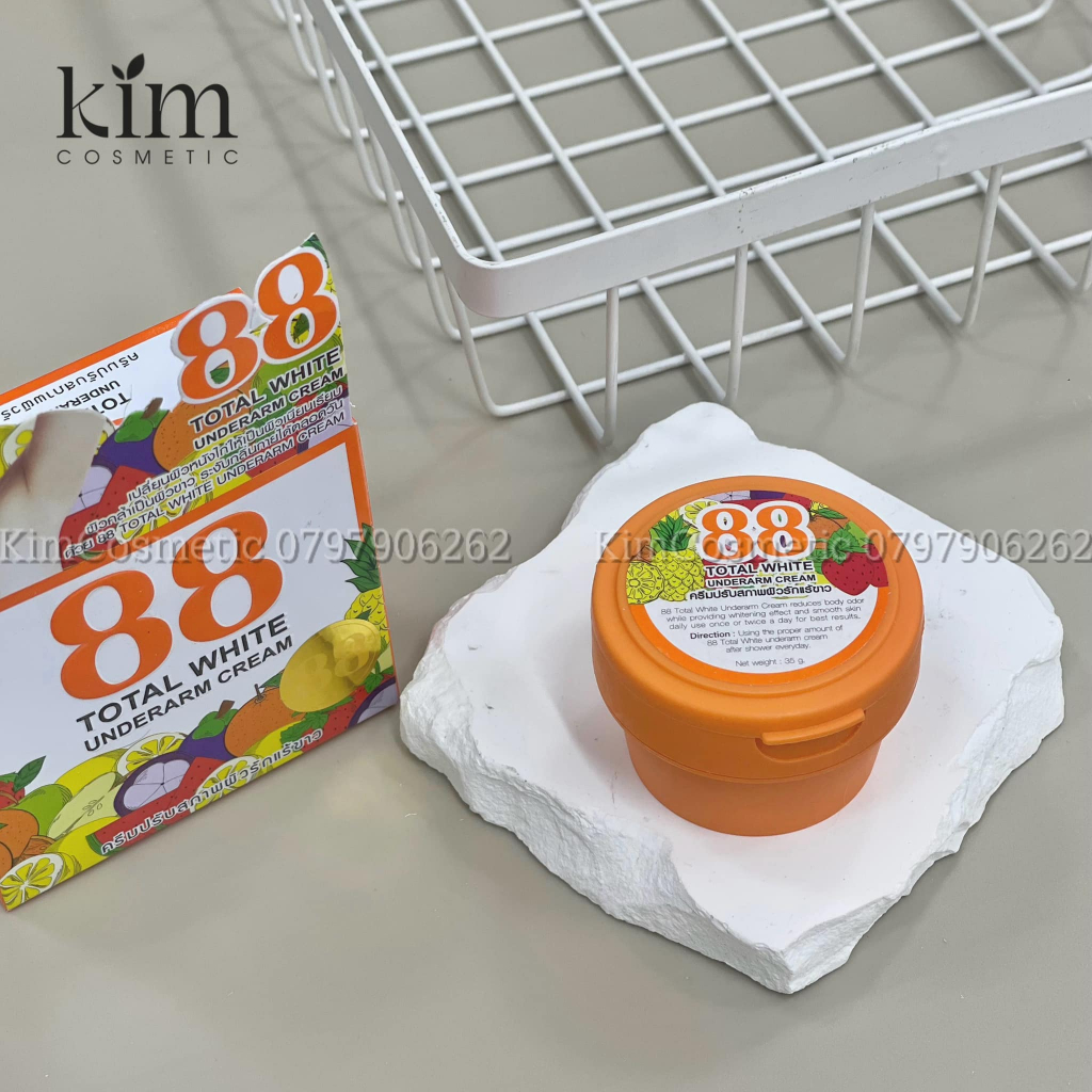 KEM THÂM 88 TOTAL WHITE UNDERARN CREAM