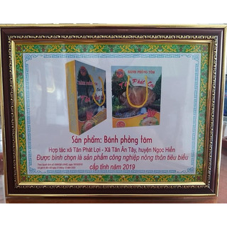 Bánh Phồng Tôm Cà Mau - Bánh Phồng Tôm Cà Mau Chứa 45% Tôm Đất Sinh Thái Tự Nhiên
