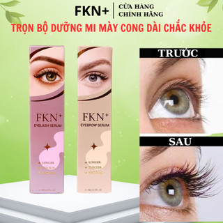 Combo Dưỡng Mi Mày FKN+ Dường Dài Dày Mi Mày Hiệu Quả Rõ Rệt sau 15 Ngày