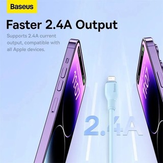 Cáp Sạc Nhanh Cho IP Baseus Pudding Series USB to IP 2.4A ( Fast Charging Data Cable )