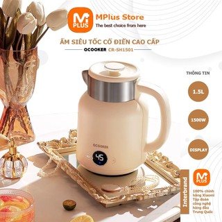 Ấm siêu tốc Xiaomi Qcooker CR-SH1501 dung tích 1.5L ấm đun siêu tốc kèm điều khiển nhiệt độ, chế độ hẹn giờ