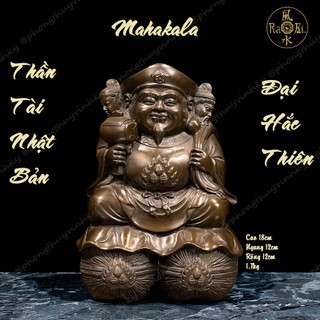 Thần Tài Nhật Bản - Mahakala Đại Hắc Thiên - Tượng Đồng Thờ Cúng Cao Cấp
