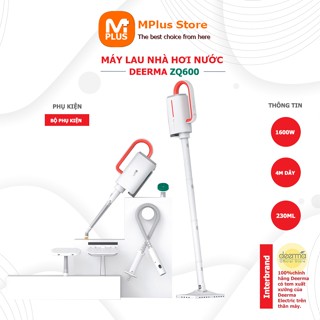 Máy lau nhà cầm tay hơi nước Deerma ZQ600 khử trùng tối đa lau sạch trên mọi bề mặt bảo hành chính hãng