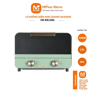 Lò nướng mini làm bánh lò nướng điện Xiaomi Qcooker CR-KX1201 dung tích 12L công suất 750W thích hợp làm bánh, quay thit