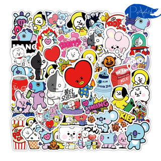 Bộ 110 sticker BT21 BTS hình dán hoạt hình chống nước