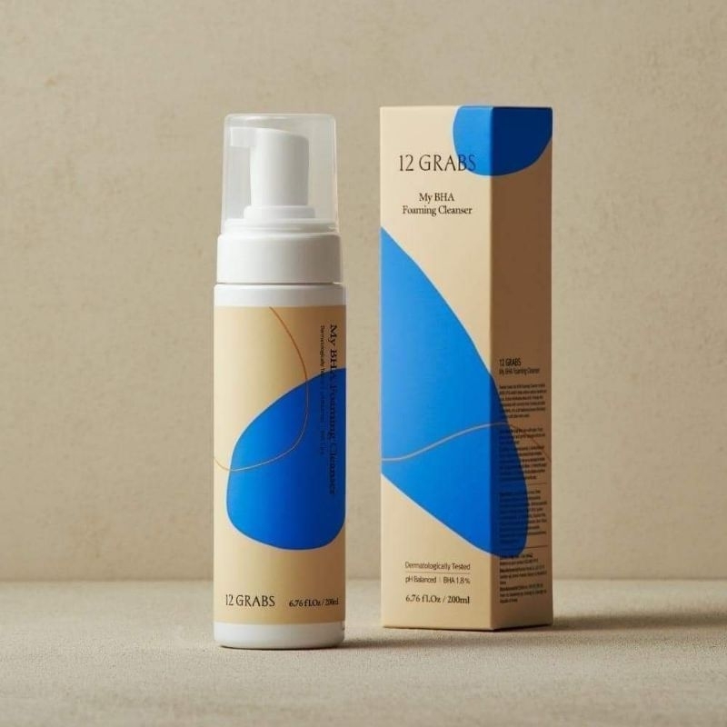 [Date T10/2025] Sữa rửa mặt 12grabs My BHA Foaming Cleanser 200ml