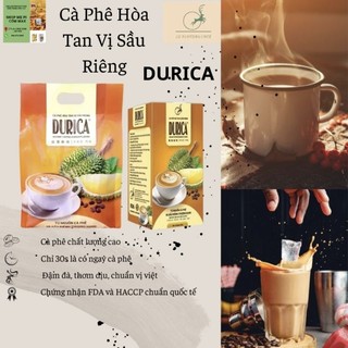 Cà phê hòa tan vị sầu riêng Durira đặc biệt thơm ngon béo ngậy vị sữa sầu riêng