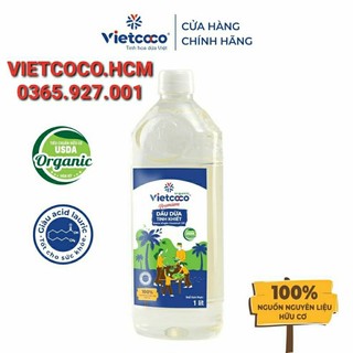 Dầu dừa tinh khiết ép lạnh Vietcoco 1l
