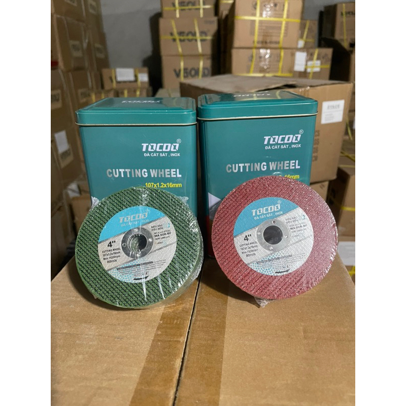ĐÁ cắt sắt 1 tấc tocdo cao cấp độ bền gấp 2 lần chuyên cắt inox - sắt