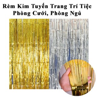 Rèm Kim Tuyến Trang Trí Tiệc, Trang Trí Phòng Cưới, Phòng Ngủ