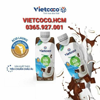 Sữa dừa socola Vietcoco 330ml