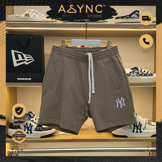 (Auth) Quần Short New Era x MLB New York NY Yankees TS32 Màu Nâu Khaki Logo Thêu - 14341351 - Async Studio