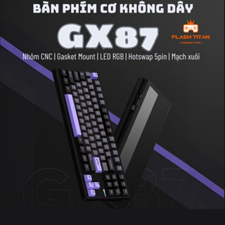 Bàn Phím Cơ MCHOSE GX87 - Hotswap 5pin - Khung nhôm CNC - Led RGB mạch xuôi có app tùy chỉnh