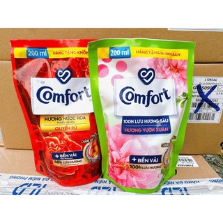 Combo 2 Bịch Nước xả Comfor hương nước hoa 200ml