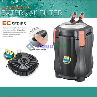 Lọc Thùng Periha EC 800U, 1000U, 1200U, 1500U Có Đèn UV Dùng Cho Bể Cá Cảnh Trong Nhà