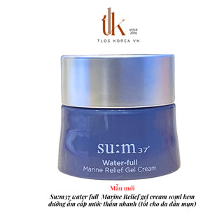 Su:m37 water full water gel cream 10ml kem dưỡng ẩm cấp nước thấm nhanh