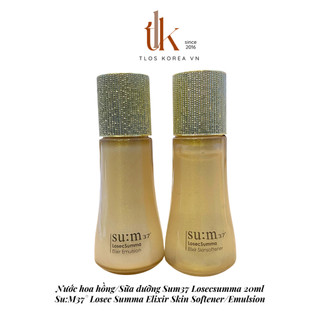 Nước hoa hồng/Sữa dưỡng Sum37 Losecsumma 20ml/25ml Su:M37° Losec Summa Elixir Skin Softener/Emulsion