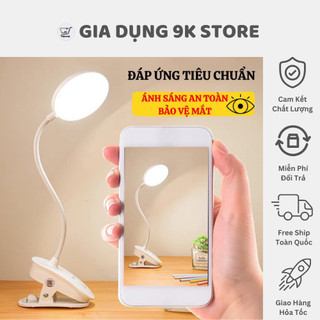 Đèn học kẹp bàn đèn học để bàn chống cận gấp gọn cảm ứng tích điện thông minh