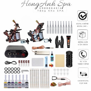 Bộ Kit Máy Xăm Hình Tattoo 2 Máy DRAGON