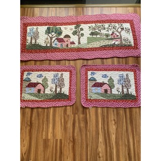 Set Thảm quilt trải bếp Thảm Chùi Chân, Thảm nhà tắm