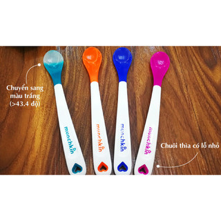 Bộ Thìa Mềm Báo Nóng Munchkin (4c) [BabyUS]