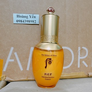[TRẺ HÓA DA] Tinh dầu dưỡng ẩm da whoo vàng - Gongjinhyang Intensive Nutritive Essence 30ml,TÁCH SET