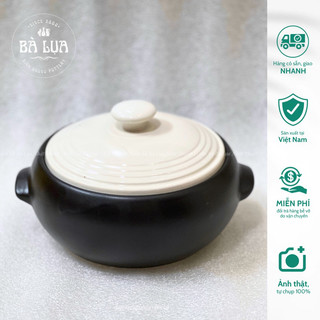 Nồi đất dáng bầu hàn quốc 2L nấu lẩu, kho thịt,…dùng trực tiếp trên bếp chịu nhiệt tốt