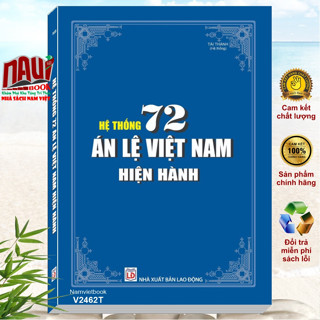 Sách Hệ Thống 72 Án Lệ Việt Nam Hiện Hành - V2462T