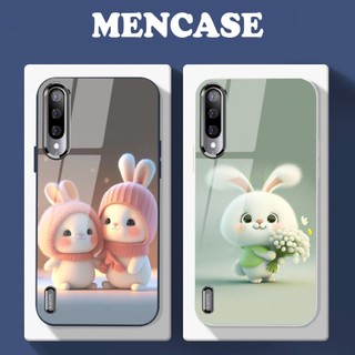 Ốp Lưng XIAOMI MI A3 mặt kính in hình gấu dễ thương