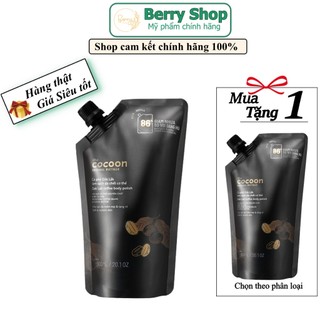 [Chính hãng - Mua 1 Tặng 1] Túi Refill - Cà phê Đắk Lắk làm sạch da chết cơ thể Cocoon 600ml tặng thìa nhựa