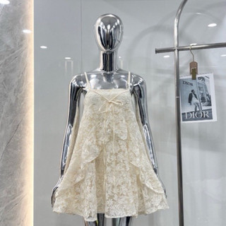 Đầm 2 babydoll QC màu be size M