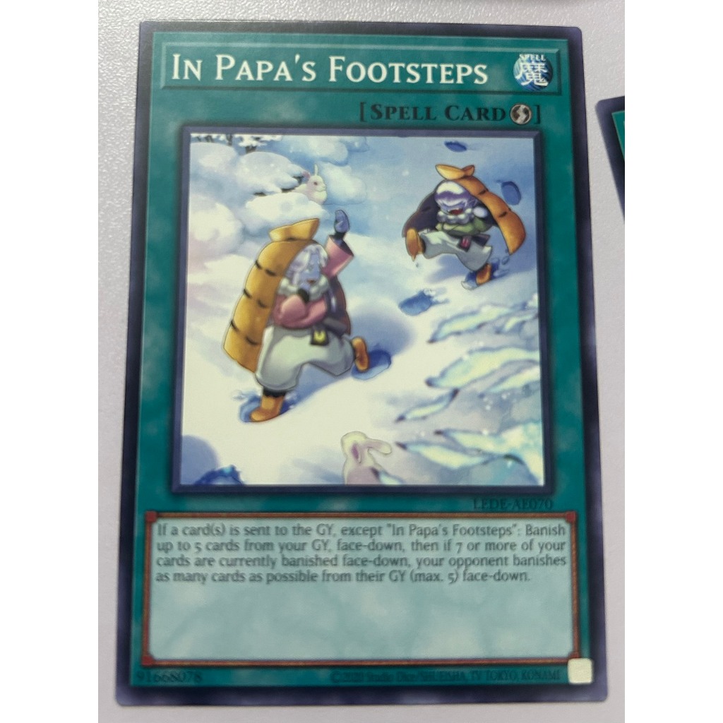 Thẻ bài Yugioh - LEDE-070 In Papa's Footsteps (N)