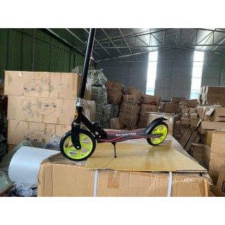   Hoả Tốc Xe scooter cỡ lớn có phanh tay và chân chống bằng sắt cho người lớn tải trọng tối đa 100kg 