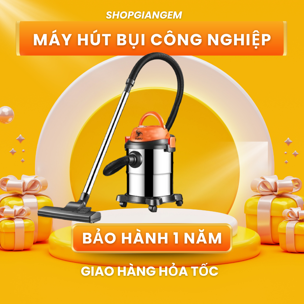 Máy hút bụi công nghiệp gia đình TUHU GR-923 3 chế độ hút khô hút nước và thổi,hút ô tô nhà cửa