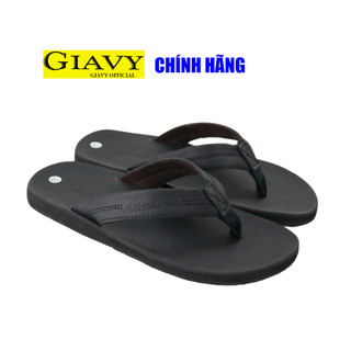DÉP KẸP NAM QUAI DA GIA VY CHÍNH HÃNG (GIAVY TA121 & T493 mặt đế cao su không thấm nước, ít trơn trượt)