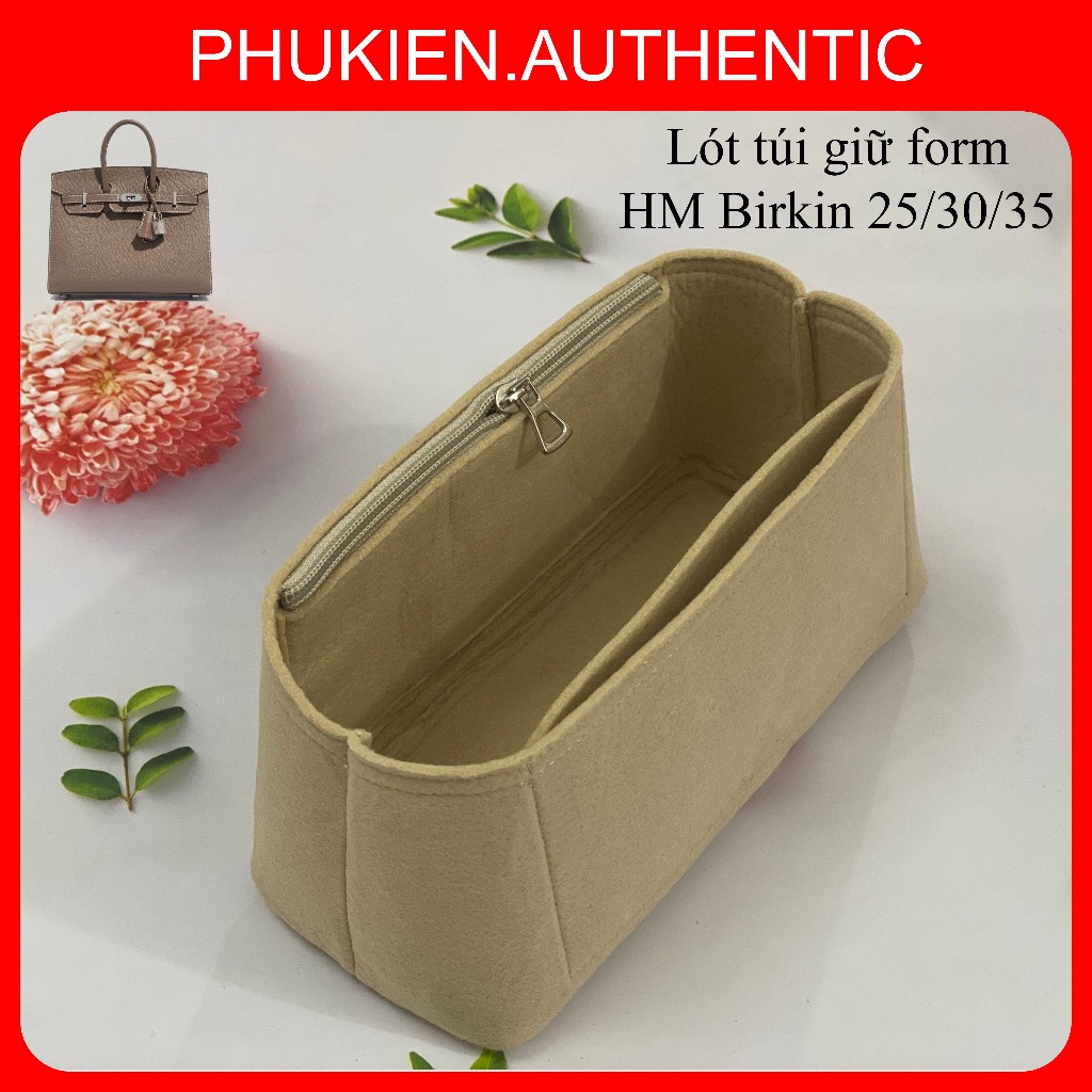 Lót túi giữ form HM Birkin 25/30/35 cao cấp full Size | Shop nhận đặt lót form theo yêu cầu
