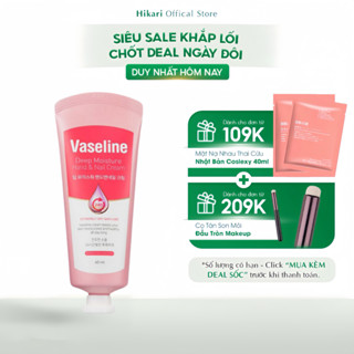 Kem Dưỡng Da Tay Và Móng Vaseline Deep Moisture Bản Hàn Quốc 60ml