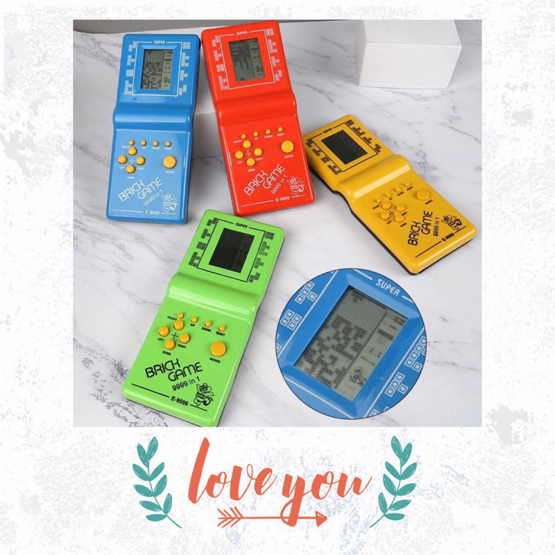 Máy chơi game điện tử xếp gạch,xếp hình cho bé