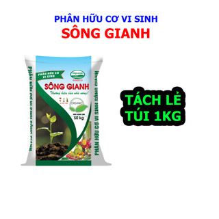 Túi 1kg Phân hữu hữu cơ vi sinh Sông Gianh