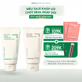Sữa Rửa Mặt Trà Xanh Innisfree Green Tea Foam Cleanser 150ml Giúp Làm Sạch Sâu và Duy Trì Độ Ẩm