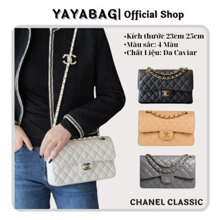 ⛔️ túi đeo chéo cn flap classic túi xách chuỗi - size 25cm/23cm