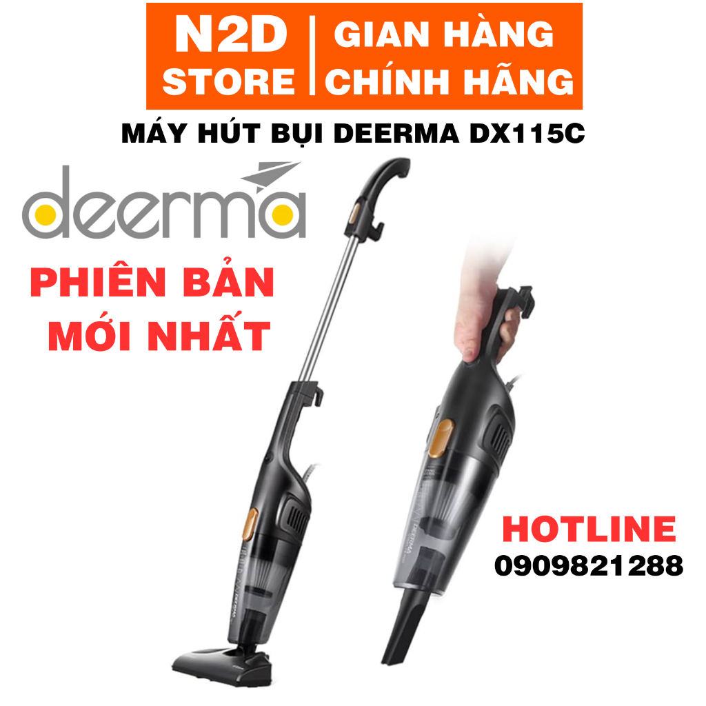 [HỎA TỐC] Máy Hút Bụi Cầm Tay Deerma DX115C Công Suất 400/600W gia đình gia dụng 3 in1 đa năng